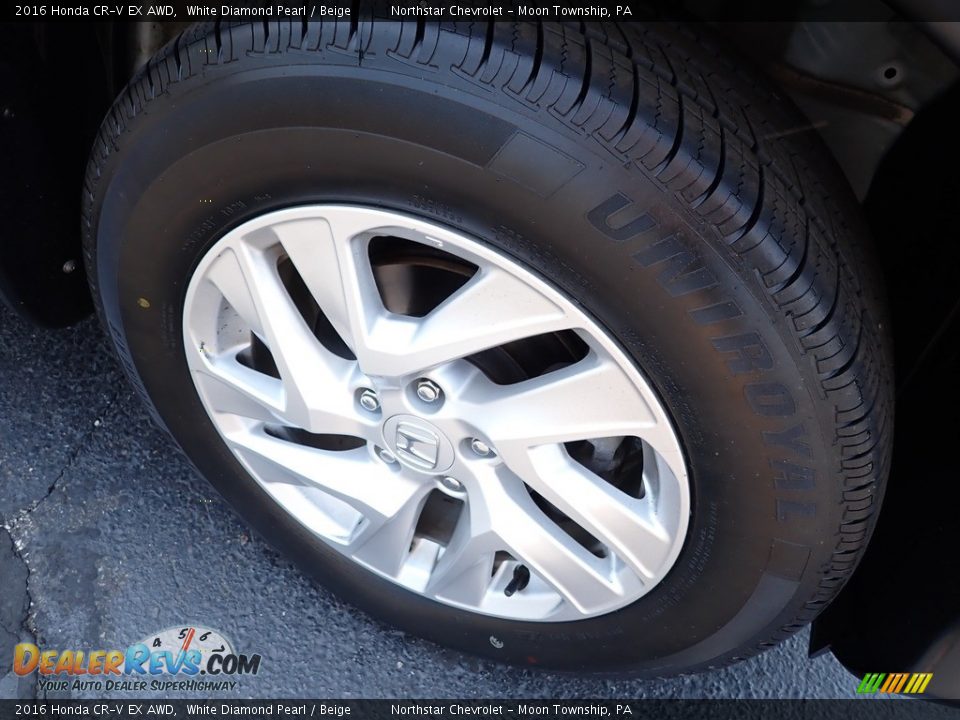 2016 Honda CR-V EX AWD White Diamond Pearl / Beige Photo #14