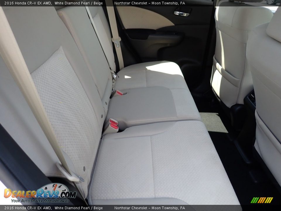 Rear Seat of 2016 Honda CR-V EX AWD Photo #18