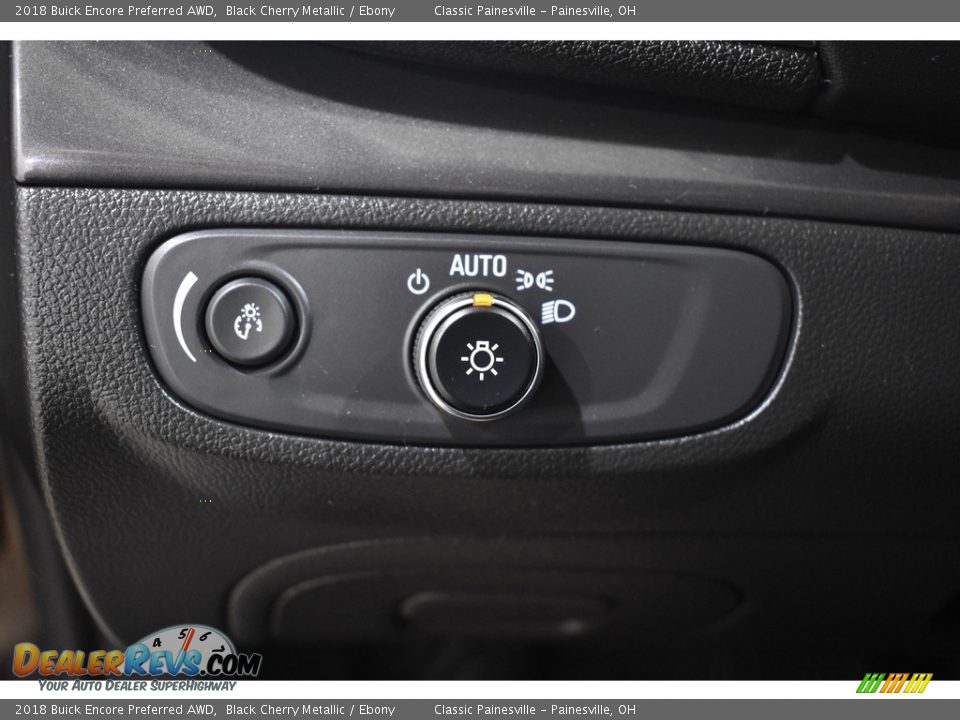 2018 Buick Encore Preferred AWD Black Cherry Metallic / Ebony Photo #11