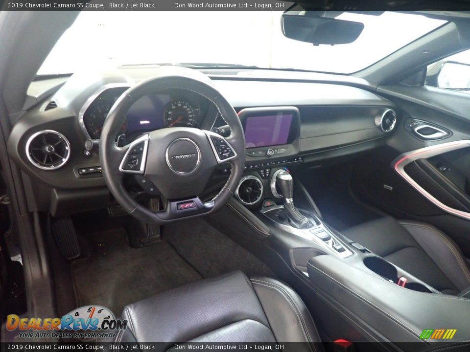 2019 Chevrolet Camaro SS Coupe Black / Jet Black Photo #21