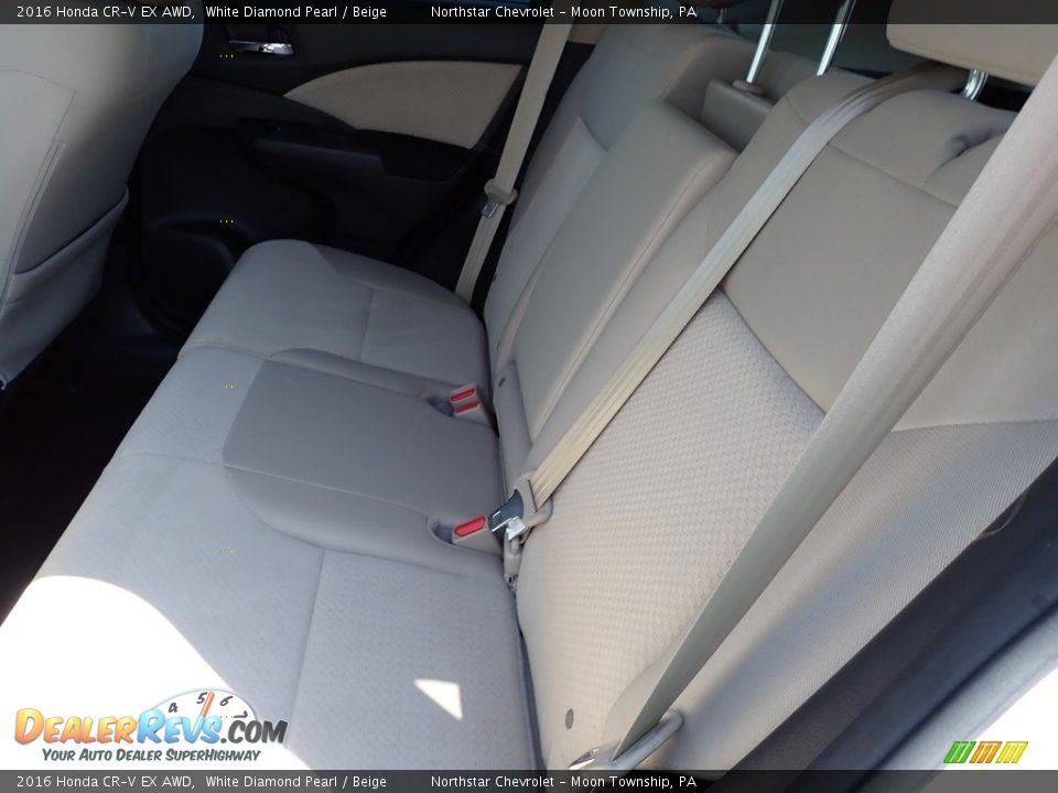 2016 Honda CR-V EX AWD White Diamond Pearl / Beige Photo #21