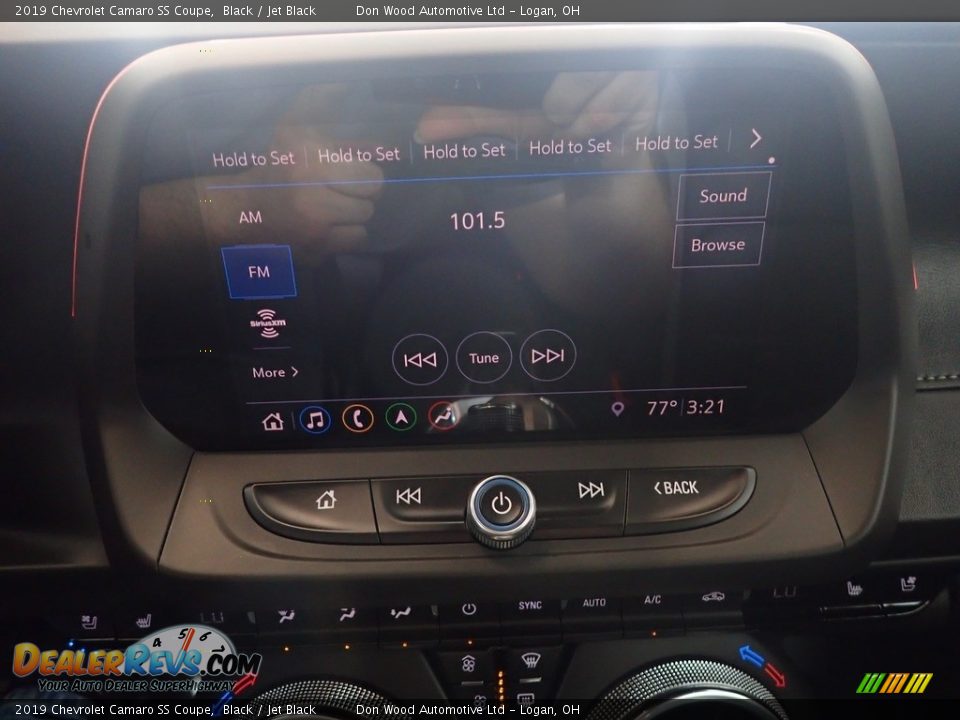 2019 Chevrolet Camaro SS Coupe Black / Jet Black Photo #23