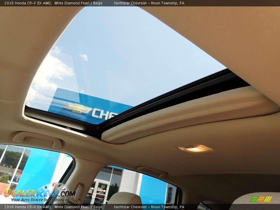 2016 Honda CR-V EX AWD White Diamond Pearl / Beige Photo #26