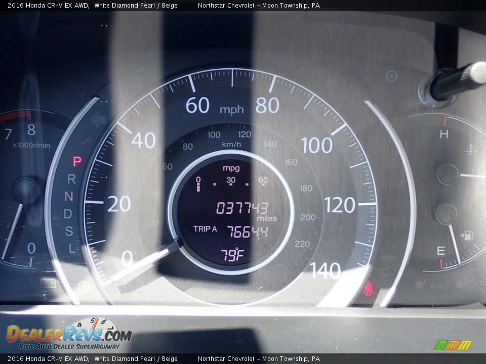 2016 Honda CR-V EX AWD White Diamond Pearl / Beige Photo #29