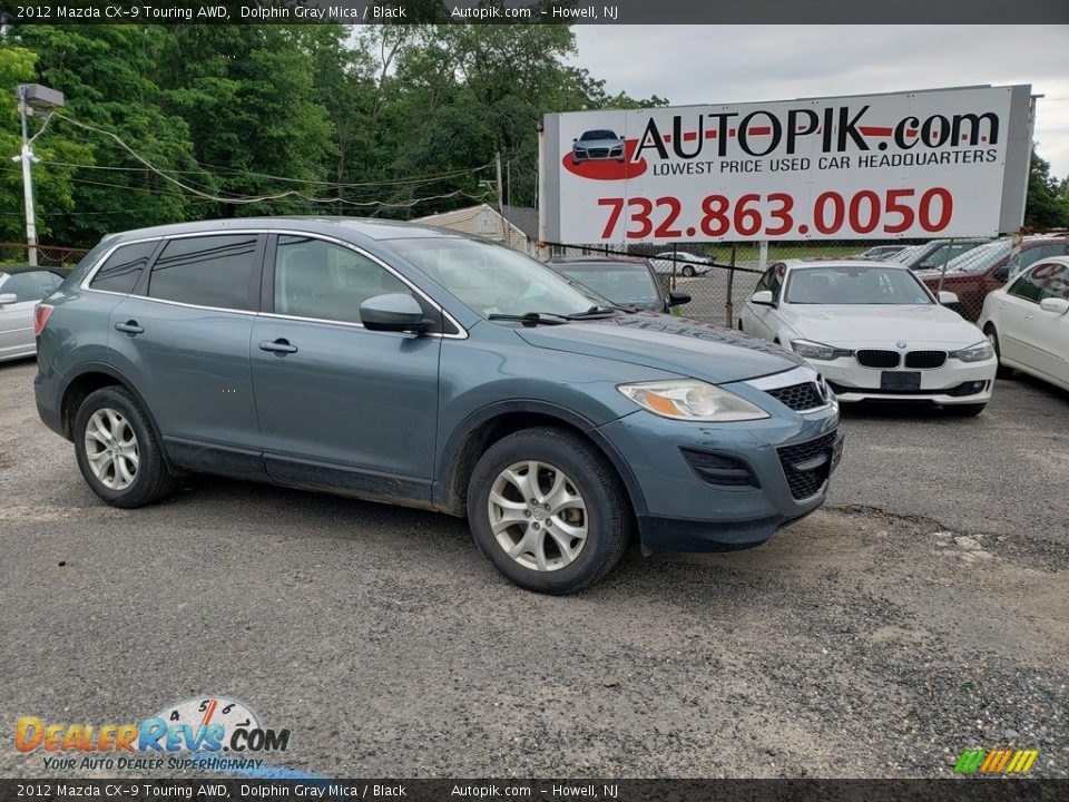 2012 Mazda CX-9 Touring AWD Dolphin Gray Mica / Black Photo #1