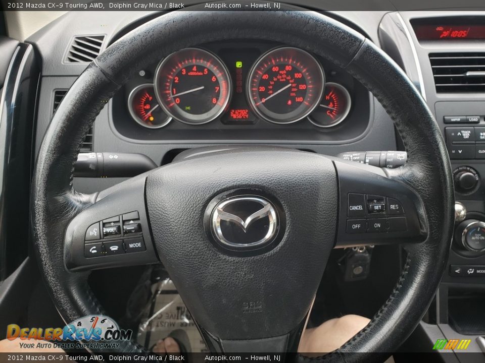 2012 Mazda CX-9 Touring AWD Dolphin Gray Mica / Black Photo #17
