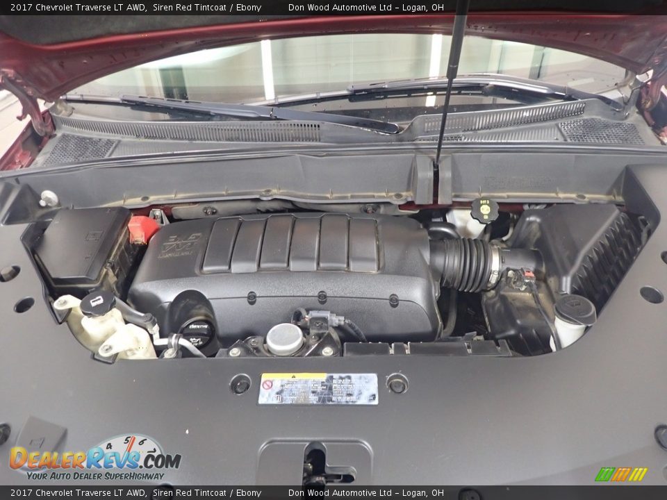 2017 Chevrolet Traverse LT AWD Siren Red Tintcoat / Ebony Photo #9