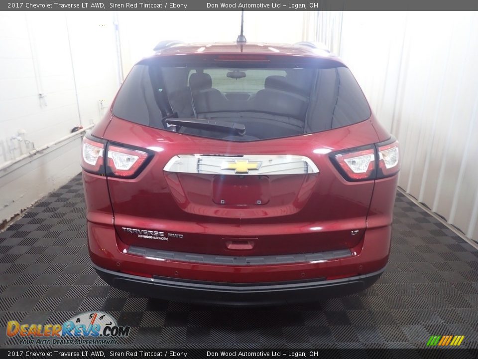 2017 Chevrolet Traverse LT AWD Siren Red Tintcoat / Ebony Photo #11