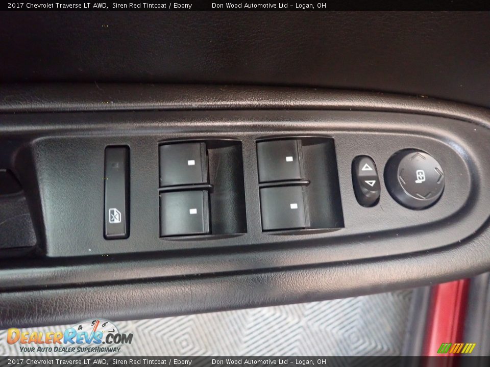 2017 Chevrolet Traverse LT AWD Siren Red Tintcoat / Ebony Photo #18