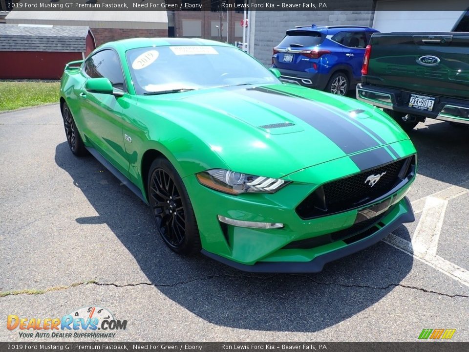 Need For Green 2019 Ford Mustang GT Premium Fastback Photo #3