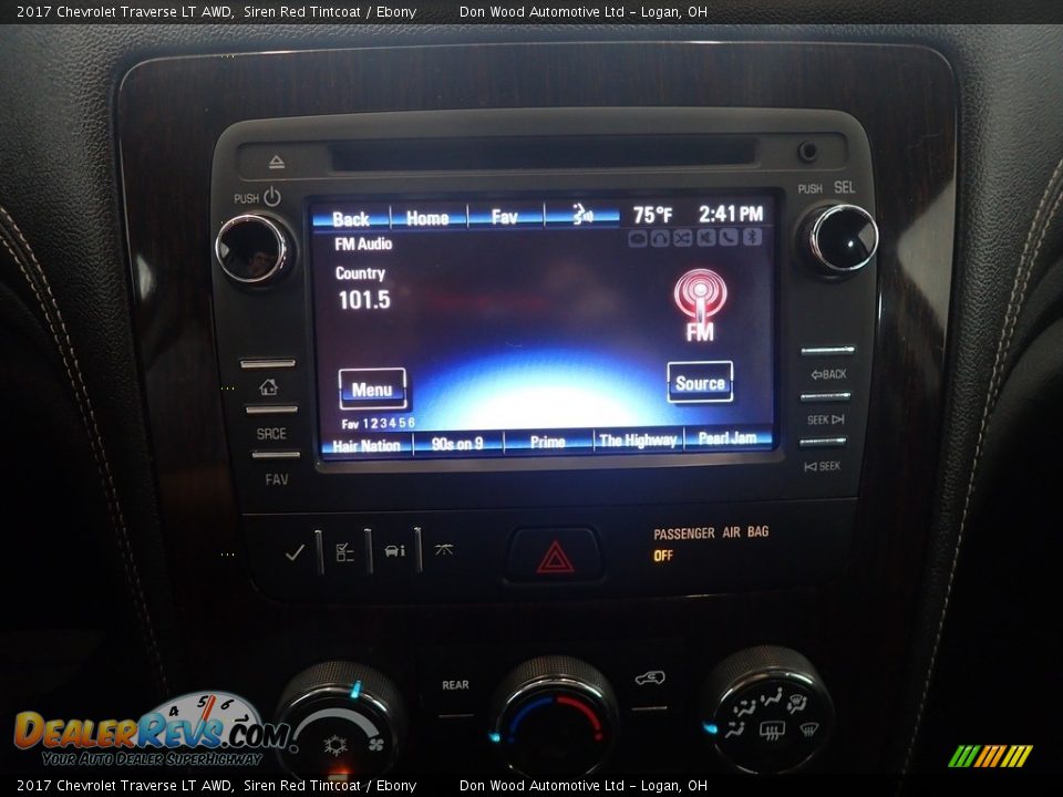 2017 Chevrolet Traverse LT AWD Siren Red Tintcoat / Ebony Photo #23