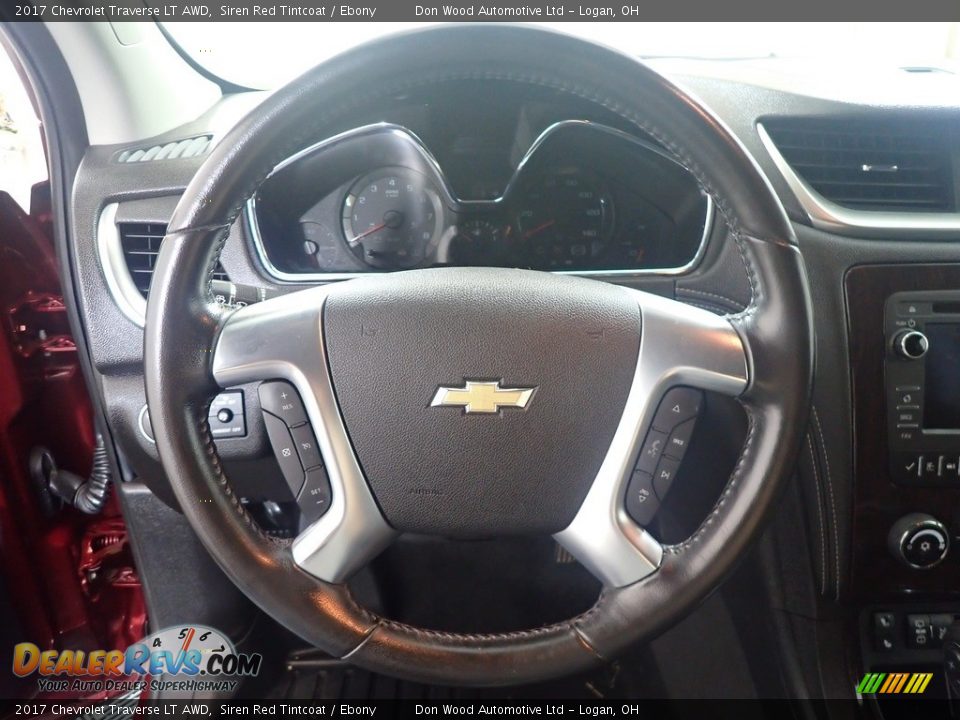 2017 Chevrolet Traverse LT AWD Siren Red Tintcoat / Ebony Photo #24