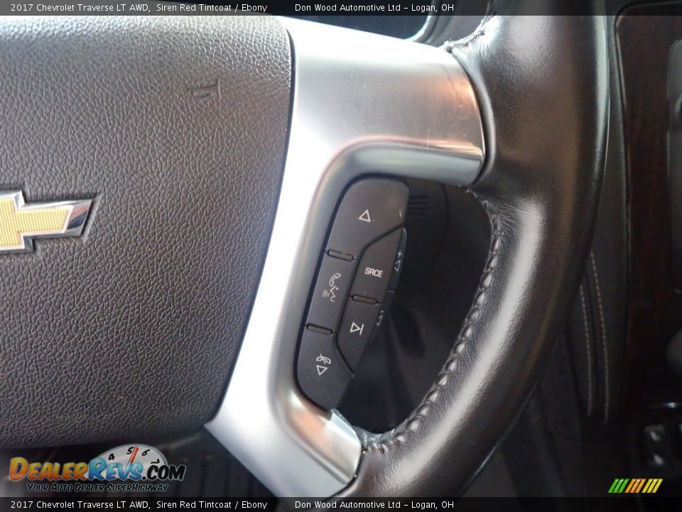 2017 Chevrolet Traverse LT AWD Siren Red Tintcoat / Ebony Photo #27