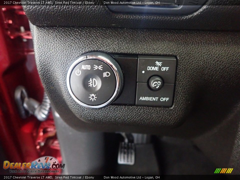 2017 Chevrolet Traverse LT AWD Siren Red Tintcoat / Ebony Photo #28
