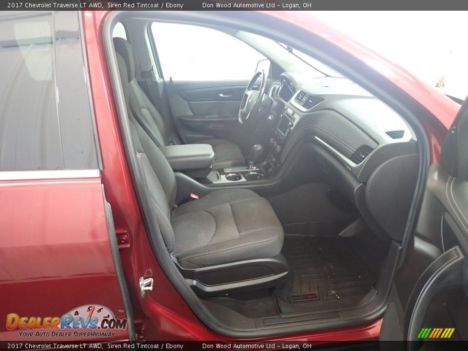 2017 Chevrolet Traverse LT AWD Siren Red Tintcoat / Ebony Photo #35