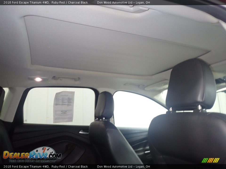 2018 Ford Escape Titanium 4WD Ruby Red / Charcoal Black Photo #2