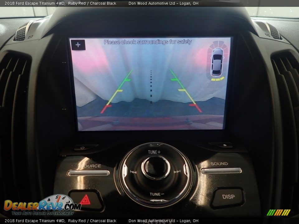 2018 Ford Escape Titanium 4WD Ruby Red / Charcoal Black Photo #4