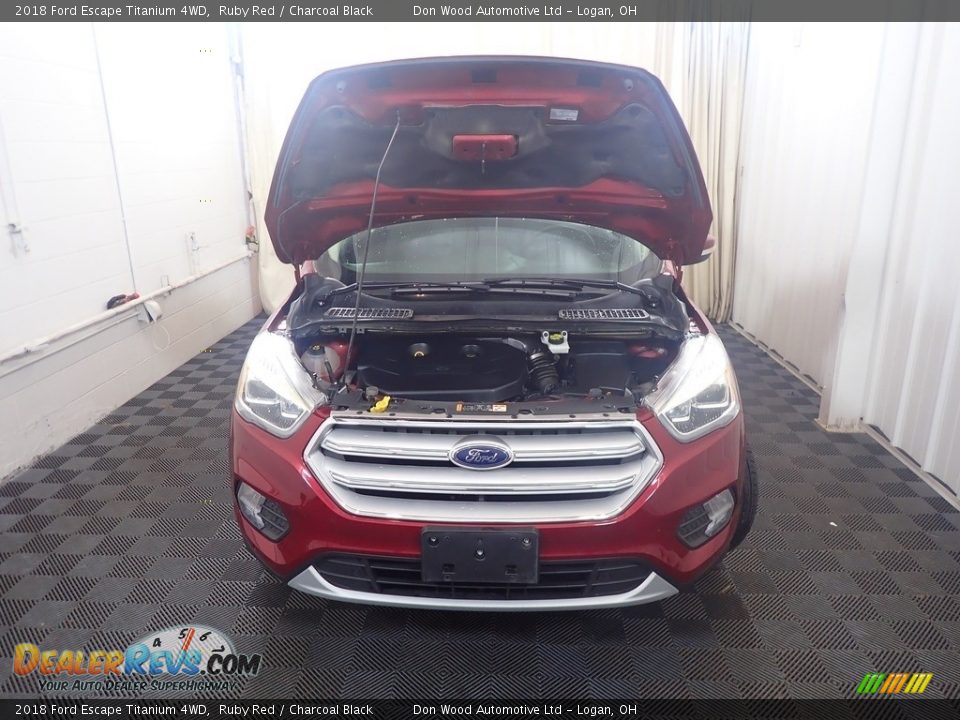 2018 Ford Escape Titanium 4WD Ruby Red / Charcoal Black Photo #7