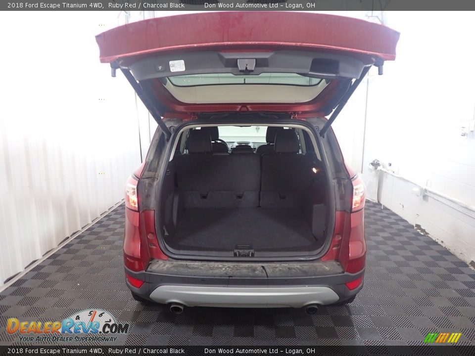 2018 Ford Escape Titanium 4WD Ruby Red / Charcoal Black Photo #13