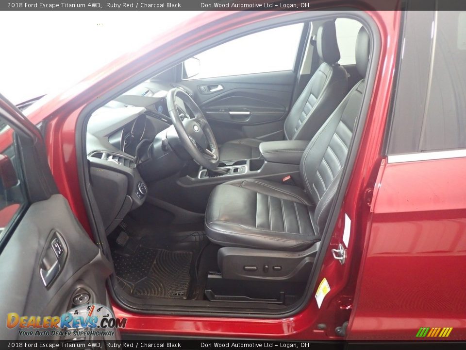 2018 Ford Escape Titanium 4WD Ruby Red / Charcoal Black Photo #22