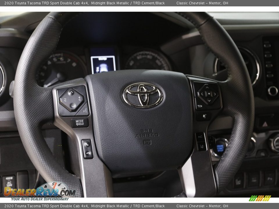 2020 Toyota Tacoma TRD Sport Double Cab 4x4 Steering Wheel Photo #7
