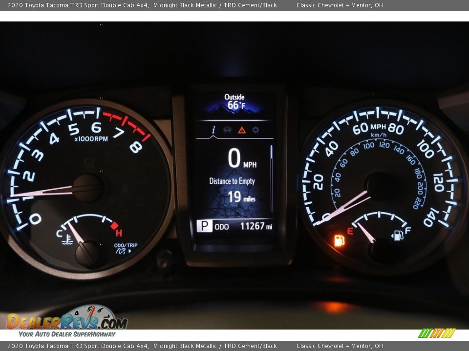 2020 Toyota Tacoma TRD Sport Double Cab 4x4 Gauges Photo #8