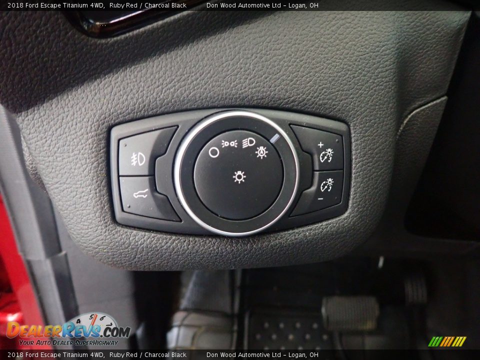 2018 Ford Escape Titanium 4WD Ruby Red / Charcoal Black Photo #31