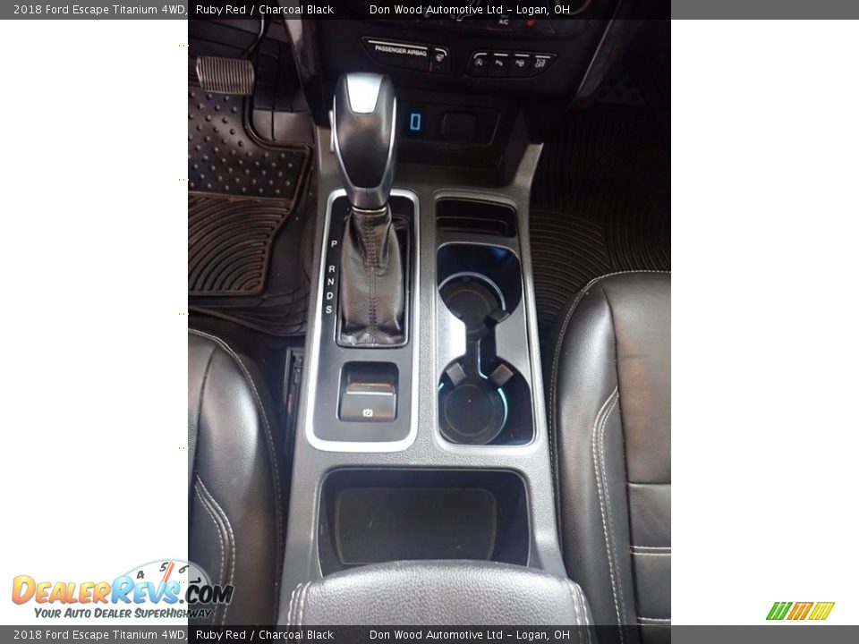 2018 Ford Escape Titanium 4WD Ruby Red / Charcoal Black Photo #32