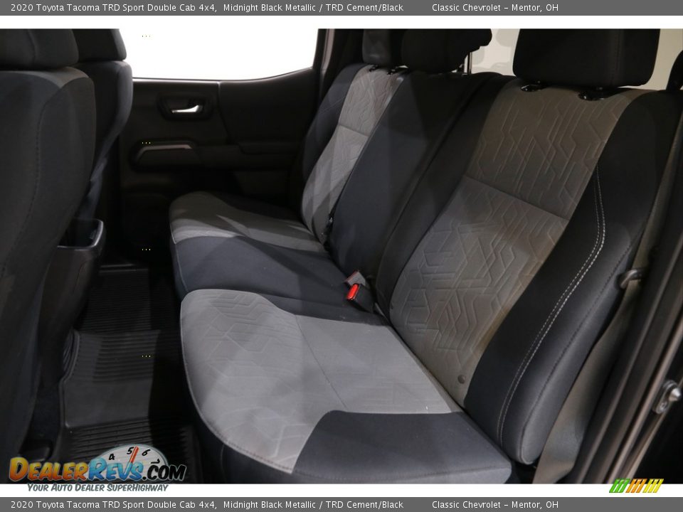 Rear Seat of 2020 Toyota Tacoma TRD Sport Double Cab 4x4 Photo #15