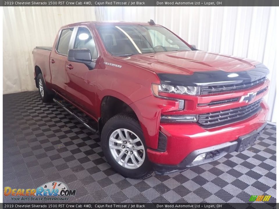 2019 Chevrolet Silverado 1500 RST Crew Cab 4WD Cajun Red Tintcoat / Jet Black Photo #3