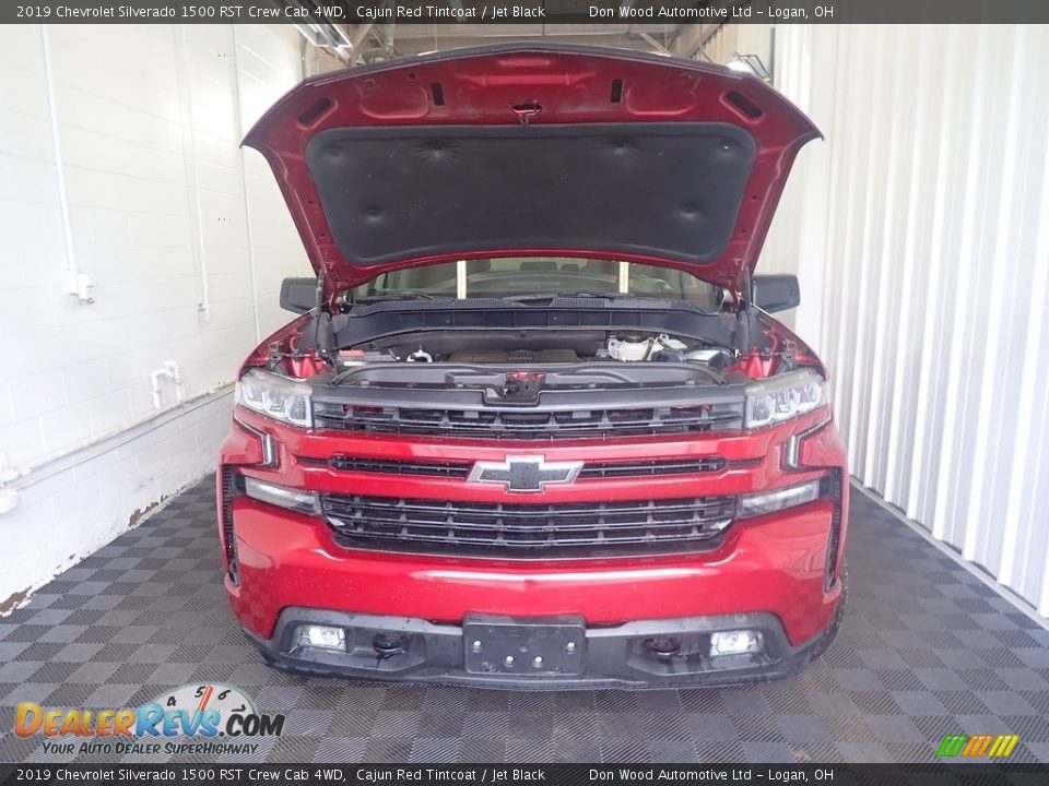 2019 Chevrolet Silverado 1500 RST Crew Cab 4WD Cajun Red Tintcoat / Jet Black Photo #6