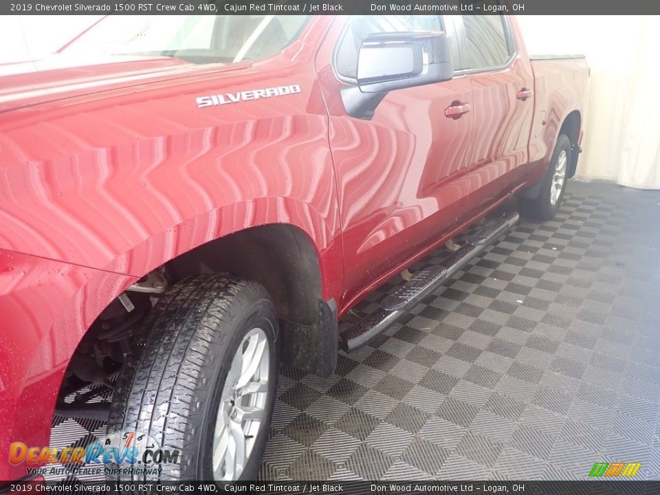 2019 Chevrolet Silverado 1500 RST Crew Cab 4WD Cajun Red Tintcoat / Jet Black Photo #9