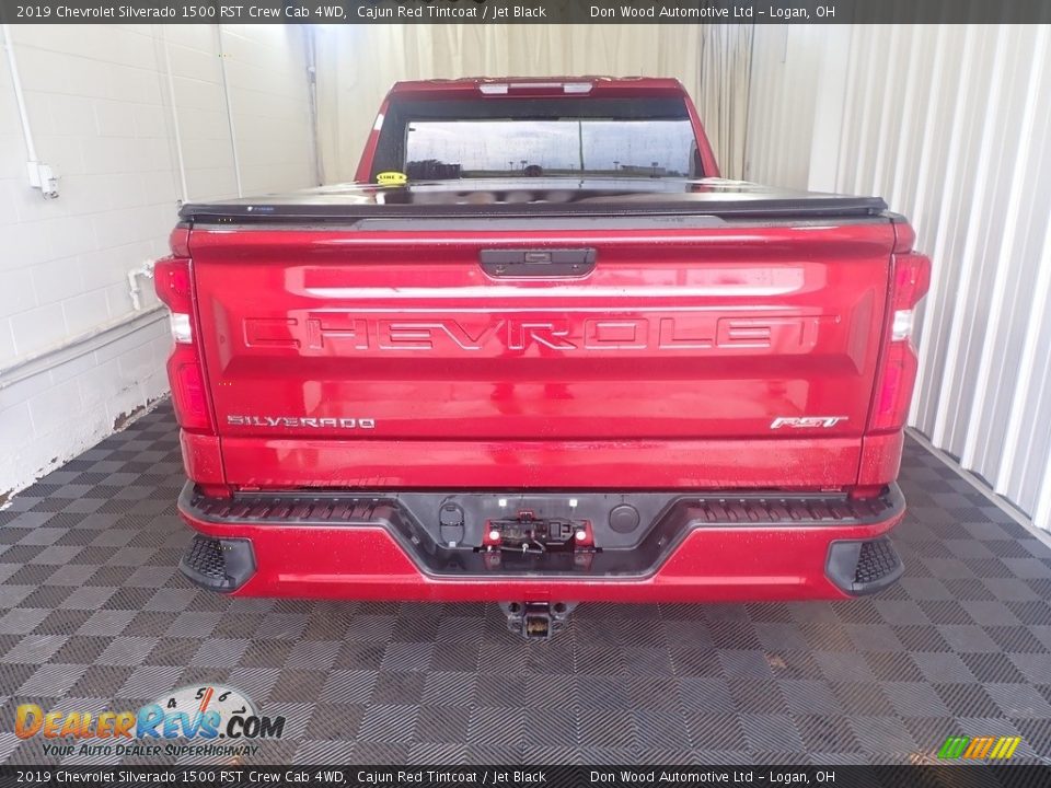 2019 Chevrolet Silverado 1500 RST Crew Cab 4WD Cajun Red Tintcoat / Jet Black Photo #11