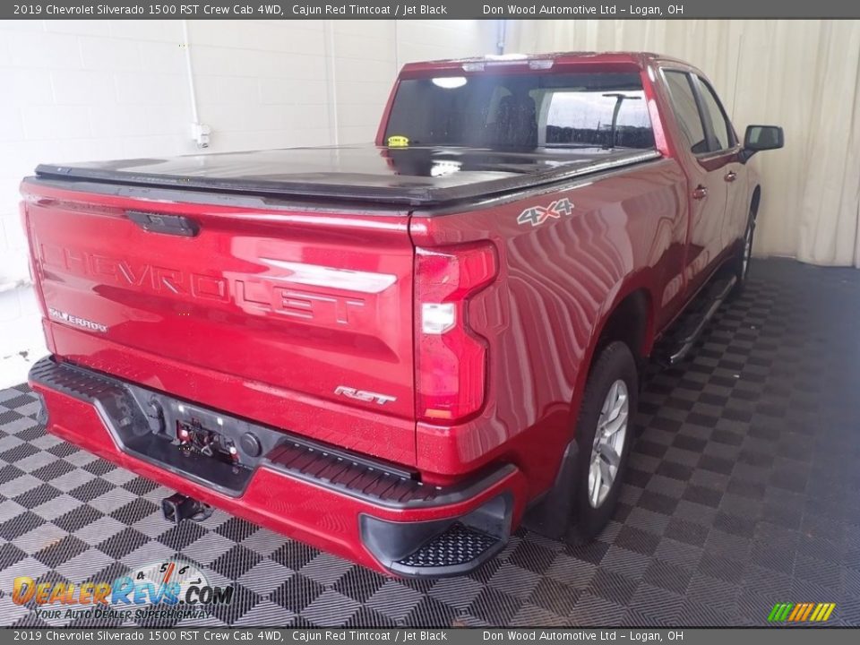 2019 Chevrolet Silverado 1500 RST Crew Cab 4WD Cajun Red Tintcoat / Jet Black Photo #13