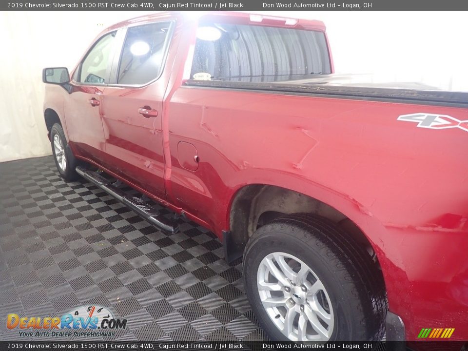 2019 Chevrolet Silverado 1500 RST Crew Cab 4WD Cajun Red Tintcoat / Jet Black Photo #14