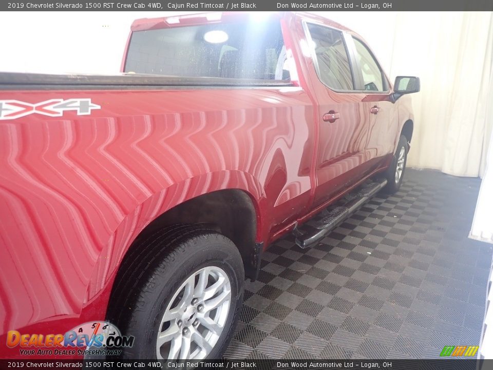 2019 Chevrolet Silverado 1500 RST Crew Cab 4WD Cajun Red Tintcoat / Jet Black Photo #15