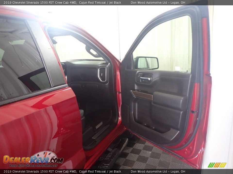 2019 Chevrolet Silverado 1500 RST Crew Cab 4WD Cajun Red Tintcoat / Jet Black Photo #34