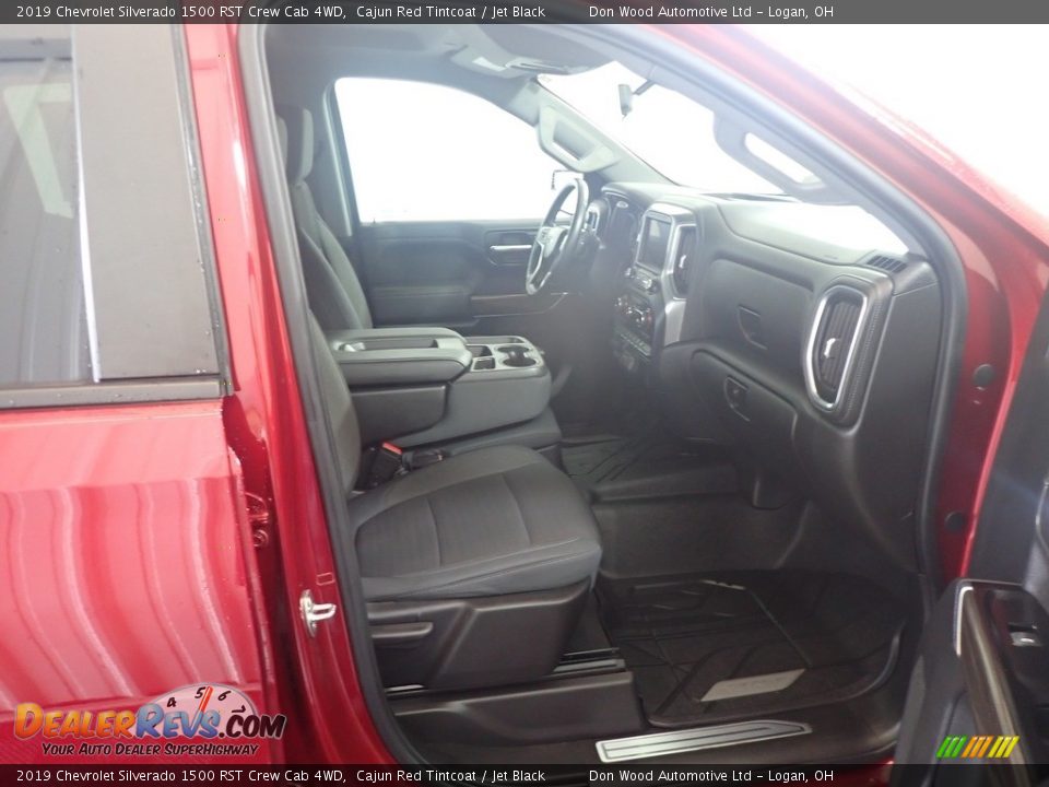 2019 Chevrolet Silverado 1500 RST Crew Cab 4WD Cajun Red Tintcoat / Jet Black Photo #35