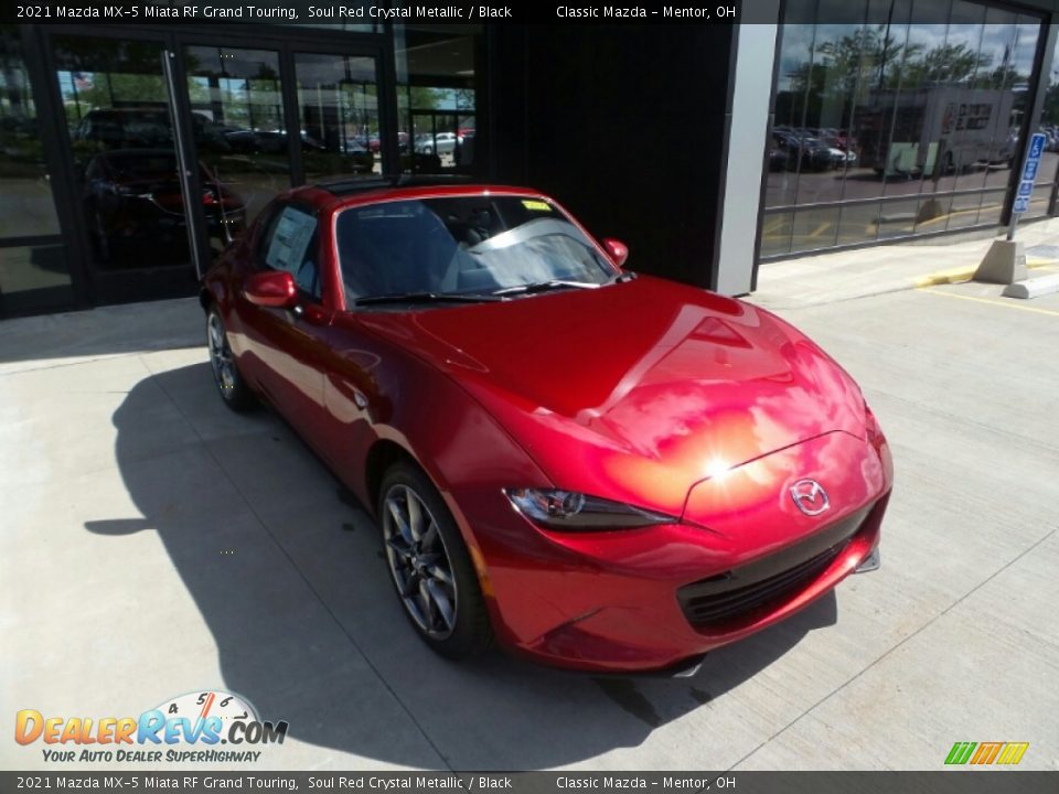 2021 Mazda MX-5 Miata RF Grand Touring Soul Red Crystal Metallic / Black Photo #1