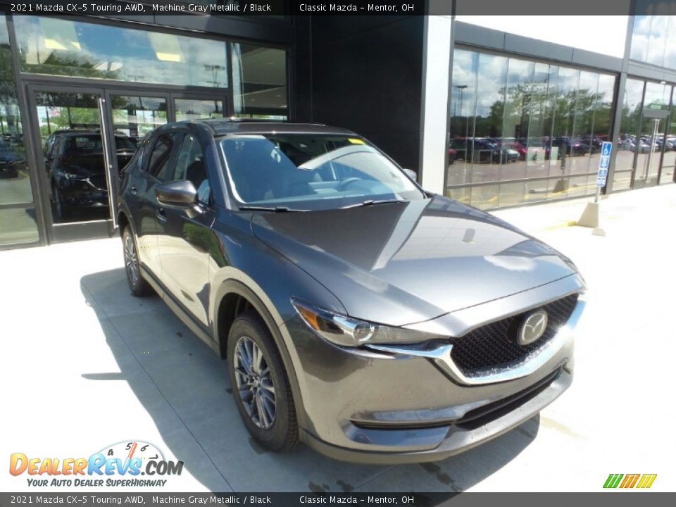 2021 Mazda CX-5 Touring AWD Machine Gray Metallic / Black Photo #1
