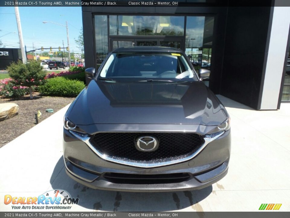 2021 Mazda CX-5 Touring AWD Machine Gray Metallic / Black Photo #2