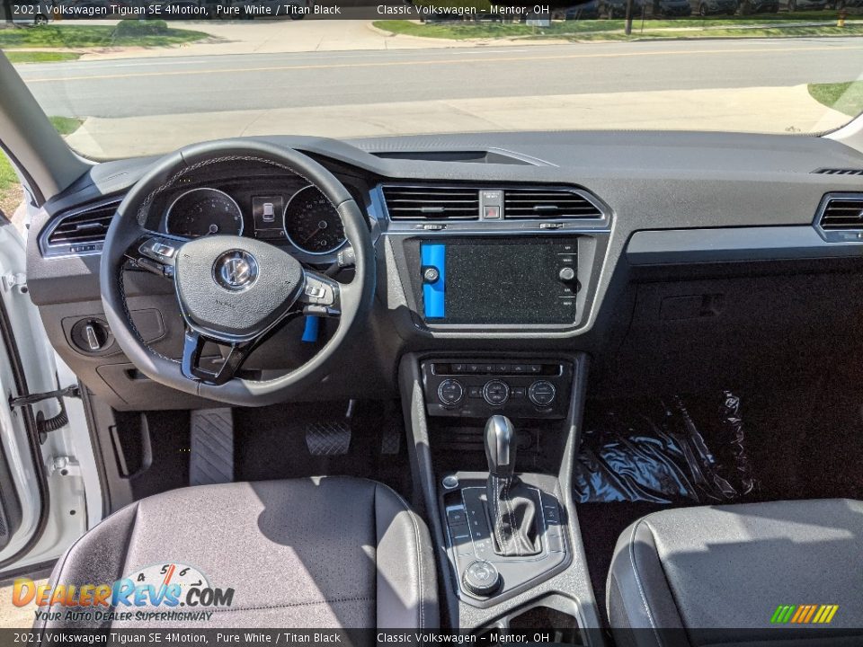 2021 Volkswagen Tiguan SE 4Motion Pure White / Titan Black Photo #4