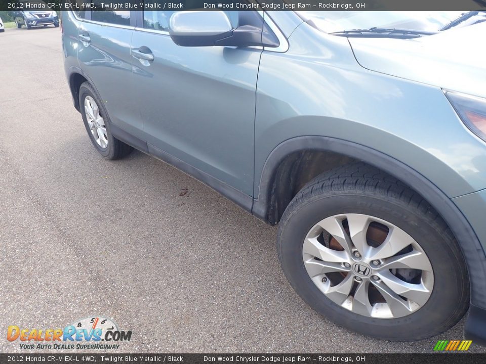 2012 Honda CR-V EX-L 4WD Twilight Blue Metallic / Black Photo #2