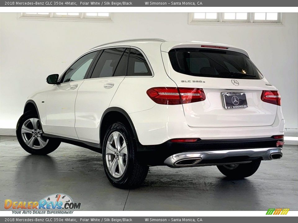 2018 Mercedes-Benz GLC 350e 4Matic Polar White / Silk Beige/Black Photo #10