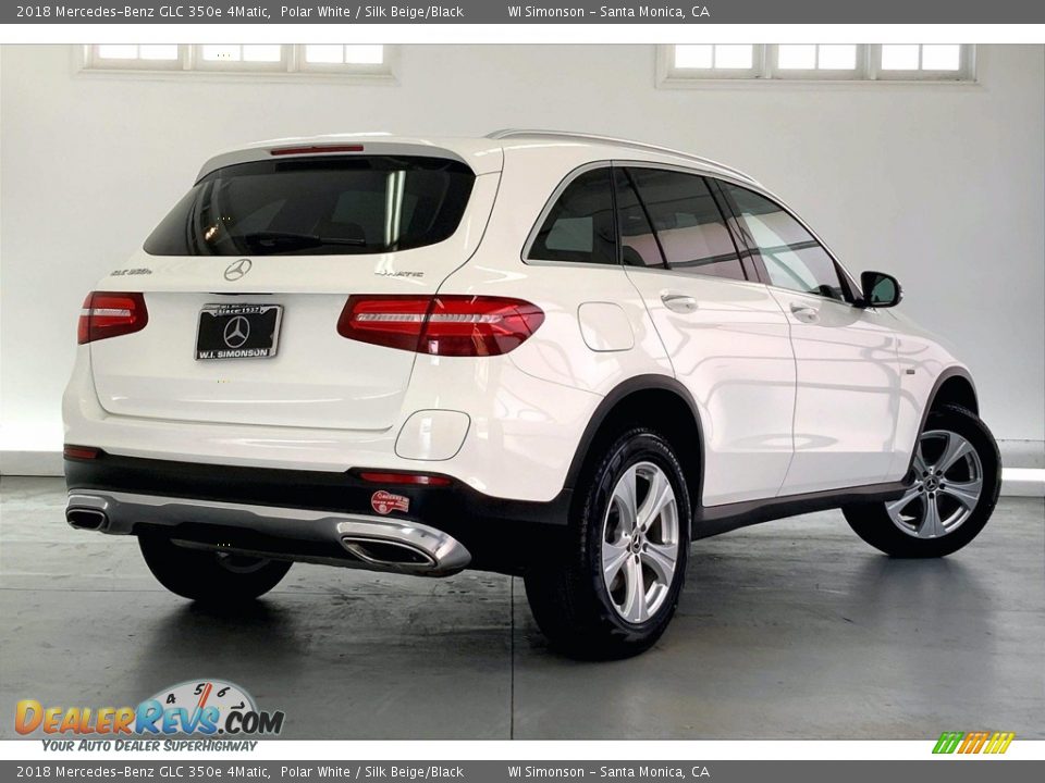 2018 Mercedes-Benz GLC 350e 4Matic Polar White / Silk Beige/Black Photo #13