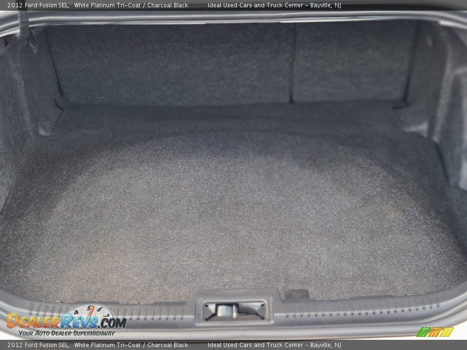 2012 Ford Fusion SEL White Platinum Tri-Coat / Charcoal Black Photo #15