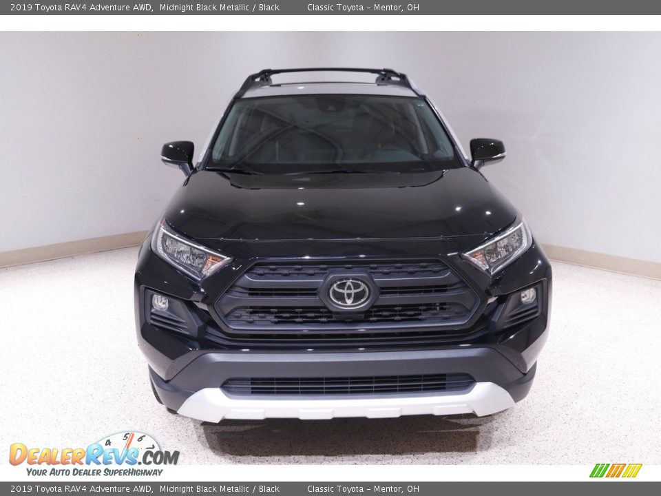 2019 Toyota RAV4 Adventure AWD Midnight Black Metallic / Black Photo #2