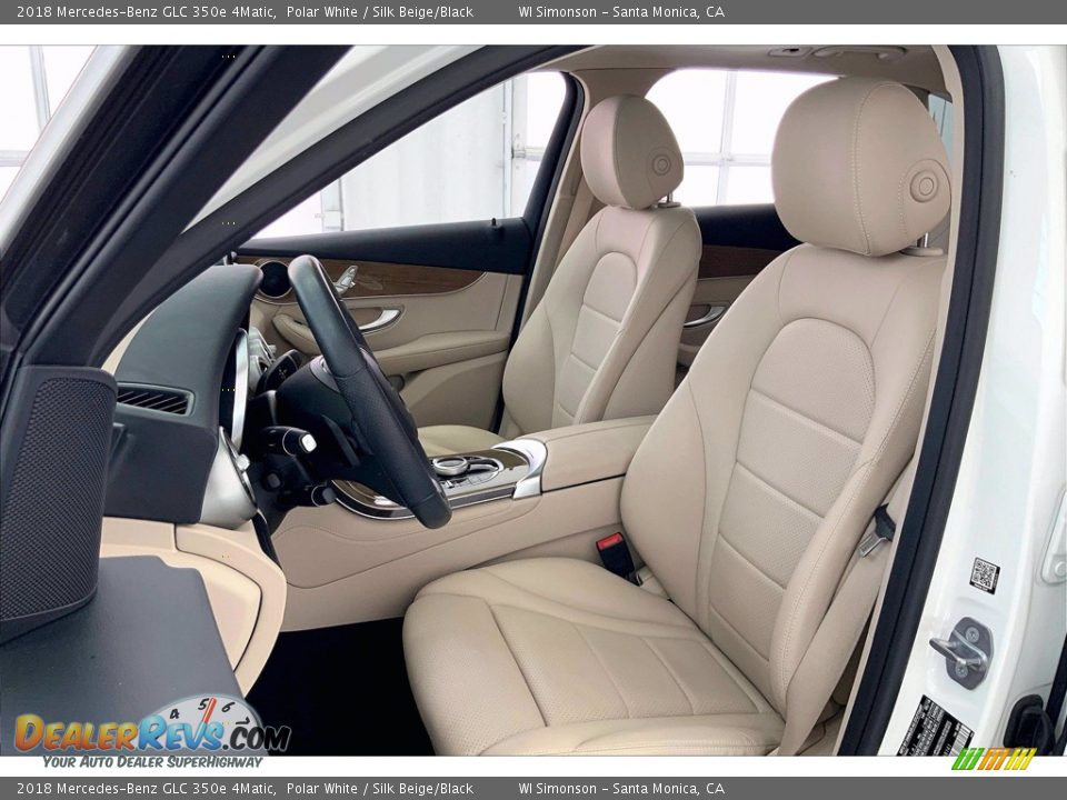 Silk Beige/Black Interior - 2018 Mercedes-Benz GLC 350e 4Matic Photo #18