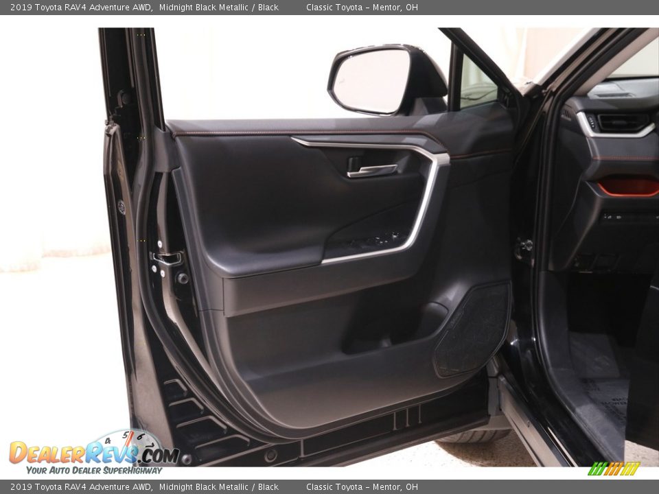 2019 Toyota RAV4 Adventure AWD Midnight Black Metallic / Black Photo #4