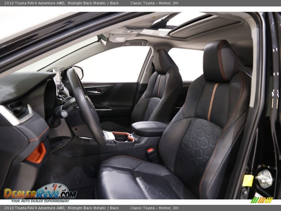 2019 Toyota RAV4 Adventure AWD Midnight Black Metallic / Black Photo #5